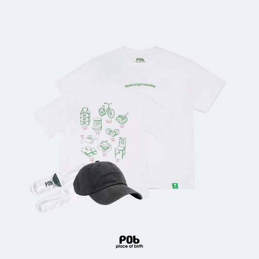POB Real Hokkien bundle set (Cap and Socks)