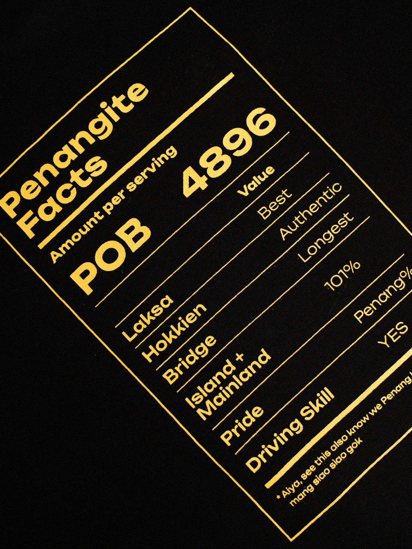 POB #penangonebetter Classic Tee
